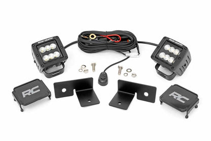 Fits Polaris General LED Light Under Bed Mount 2" Black Pair Spot 93031