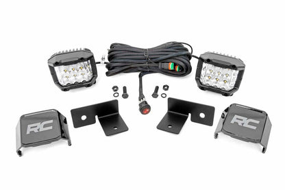Fits Polaris General LED Light Under Bed Mount 2" Chrome Pair Wide Angle 93032
