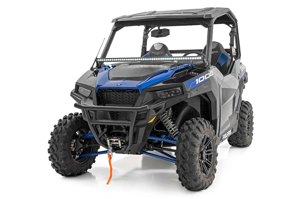 Fits Polaris General/General XP LED Light Lower Windshield 50" Black DRL 93035