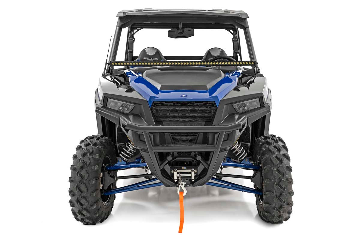 Fits Polaris General/General XP LED Light Lower Windshield 50" Black DRL 93035