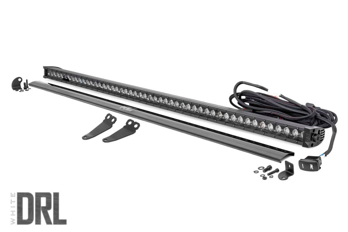 Fits Polaris General/General XP LED Light Lower Windshield 50" Black DRL 93035