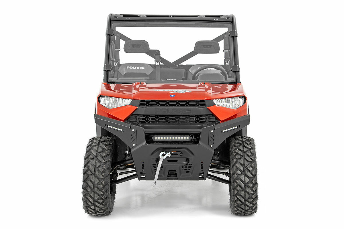 Fits Polaris Ranger Crew XP 1000 Winch Mount; 93036
