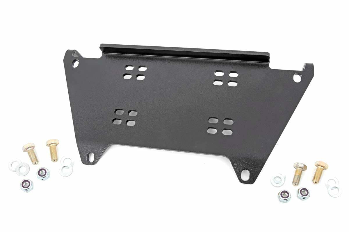Fits Polaris Ranger Crew XP 1000 Winch Mount; 93036