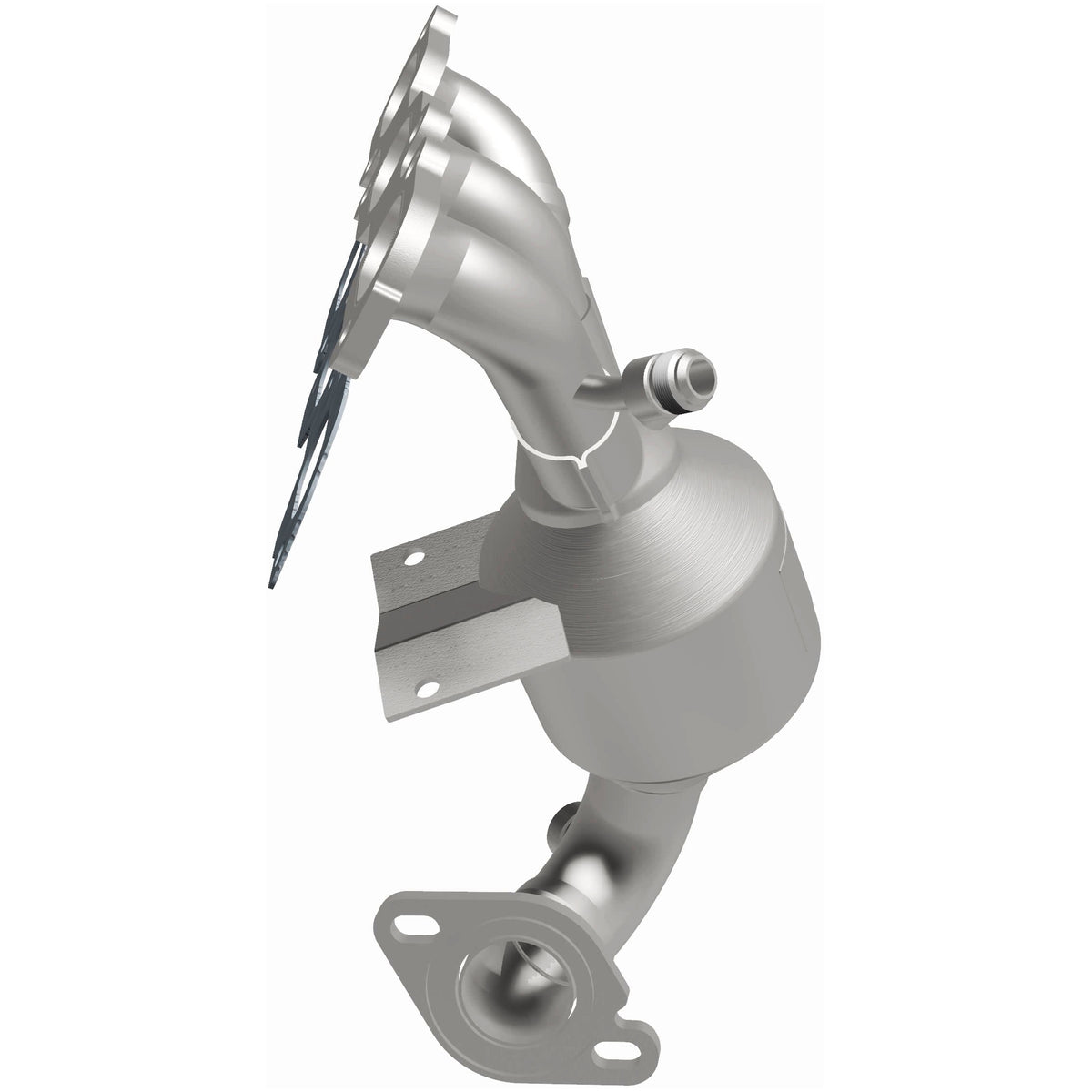 Catalytic Converter with Integrated Exhaust Manifold for HM Grade Federal / EPA Compliant Direct-Fit Manifold Catalytic