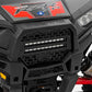 Fits Polaris RZR XP 1000 Grille Kit; 10" Black Slimline LED Pair; 93041