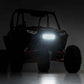 Fits Polaris RZR XP 1000 Grille Kit; 10" Black Slimline LED Pair; 93041