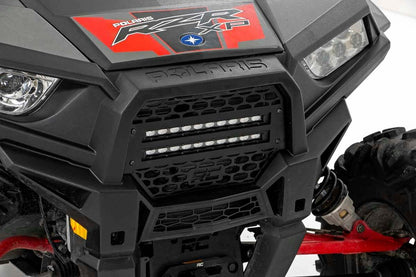 Fits Polaris RZR XP 1000 Grille Kit; 10" Black Slimline LED Pair; 93041