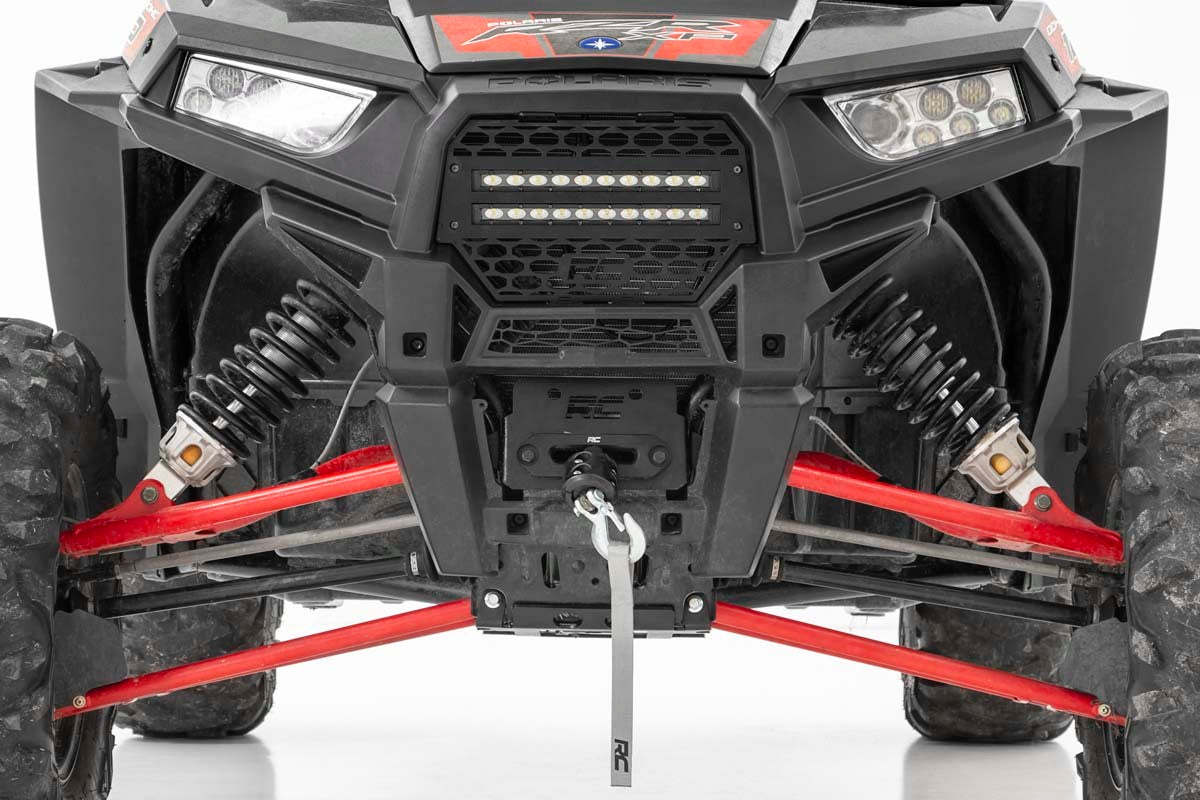 Fits Polaris RZR XP 1000 Winch Mount; 93042