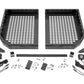 Fits Polaris Ranger 1000 Cargo Rack Dual 2" Black LED Pairs Flush Mount 93057