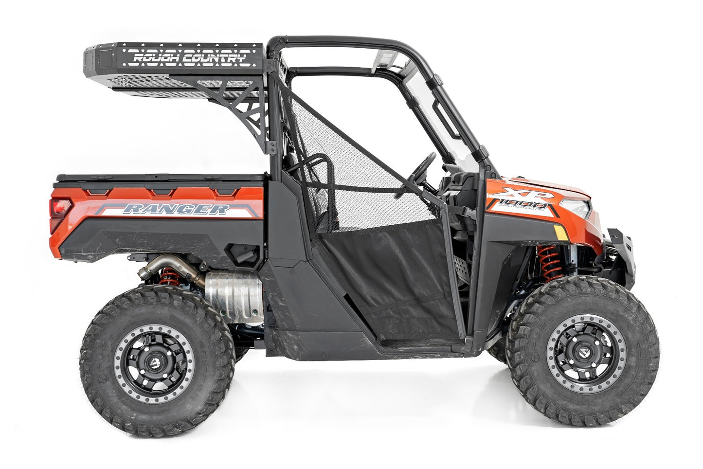Fits Polaris Ranger 1000 Cargo Rack Dual 2" Black LED Pairs Flush Mount 93057