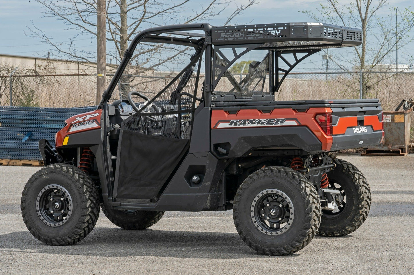 Fits Polaris Ranger 1000 Cargo Rack Dual 2" Black LED Pairs Flush Mount 93057
