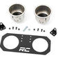 Fits Polaris RZR Passenger Grip Handle Dual Cup Holder; 93058