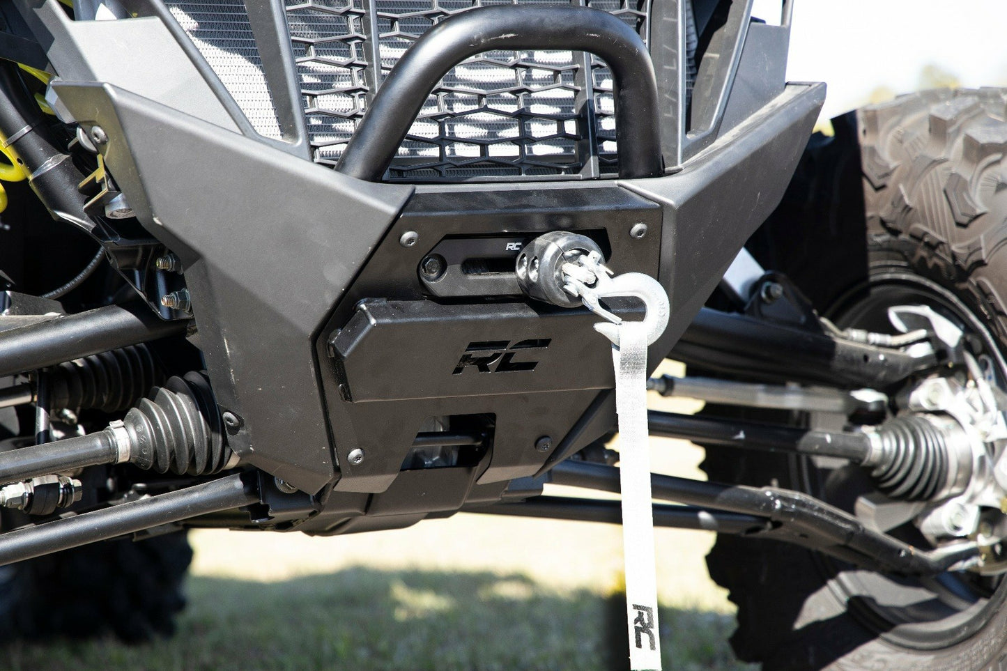 Fits Polaris RZR PRO XP Winch Mount; 93063