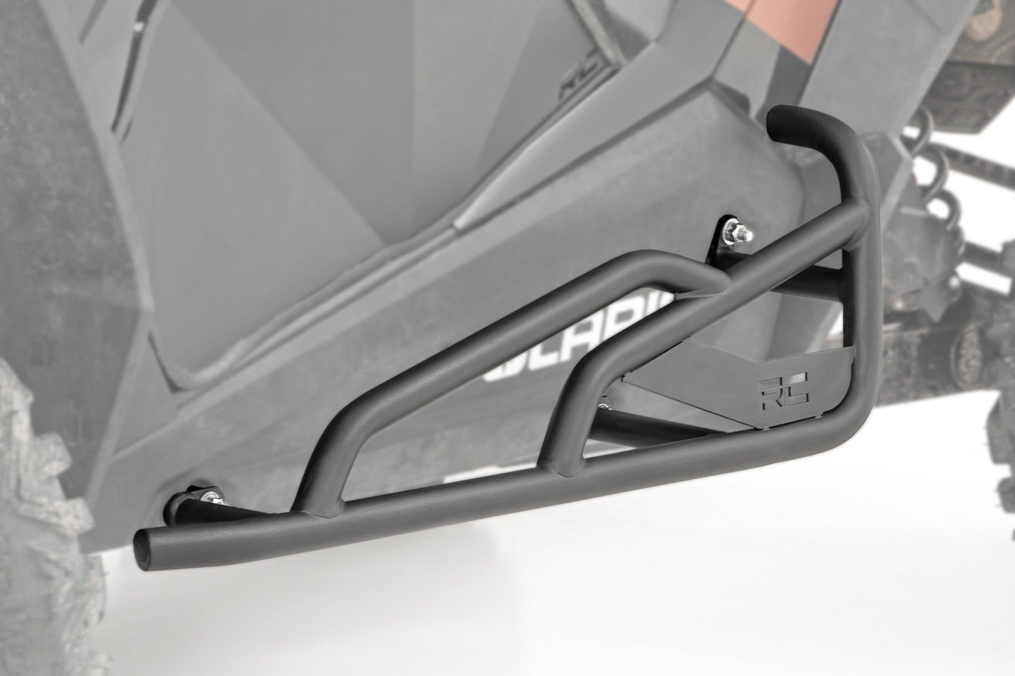 Fits Polaris RZR Turbo S/RZR XP 1000 Rock Slider Kit; 2 Seat; 93064