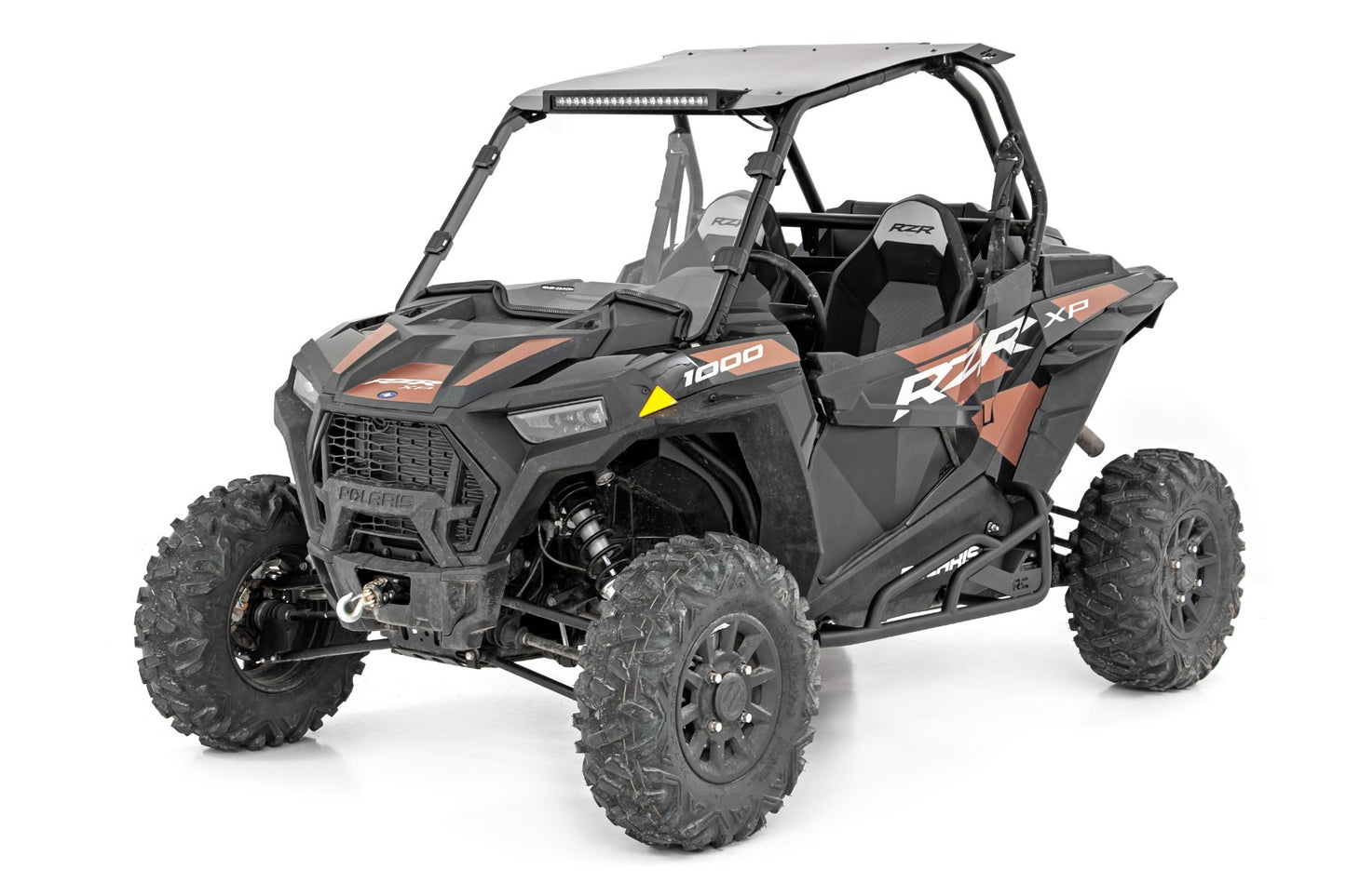 Fits Polaris RZR Turbo S/RZR XP 1000 Rock Slider Kit; 2 Seat; 93064