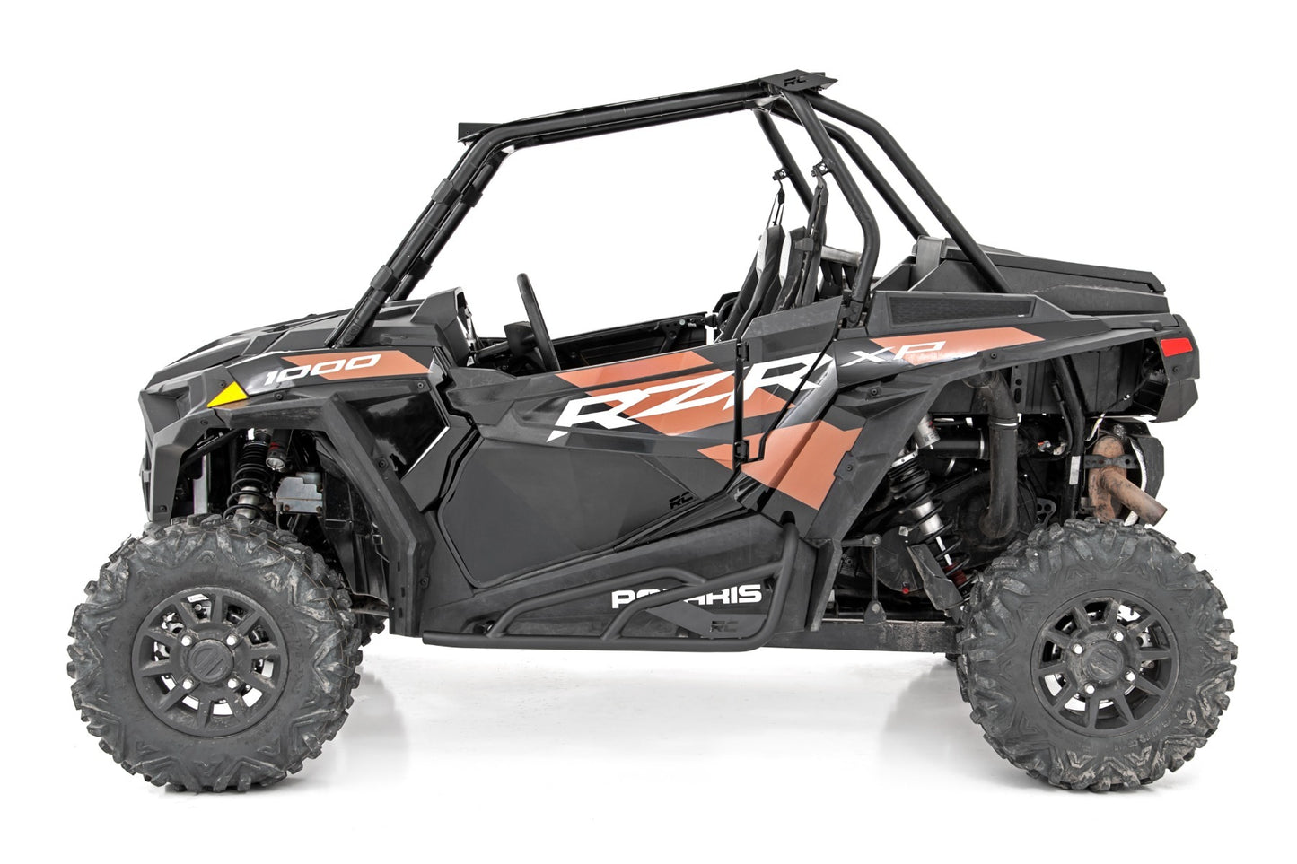 Fits Polaris RZR Turbo S/RZR XP 1000 Rock Slider Kit; 2 Seat; 93064