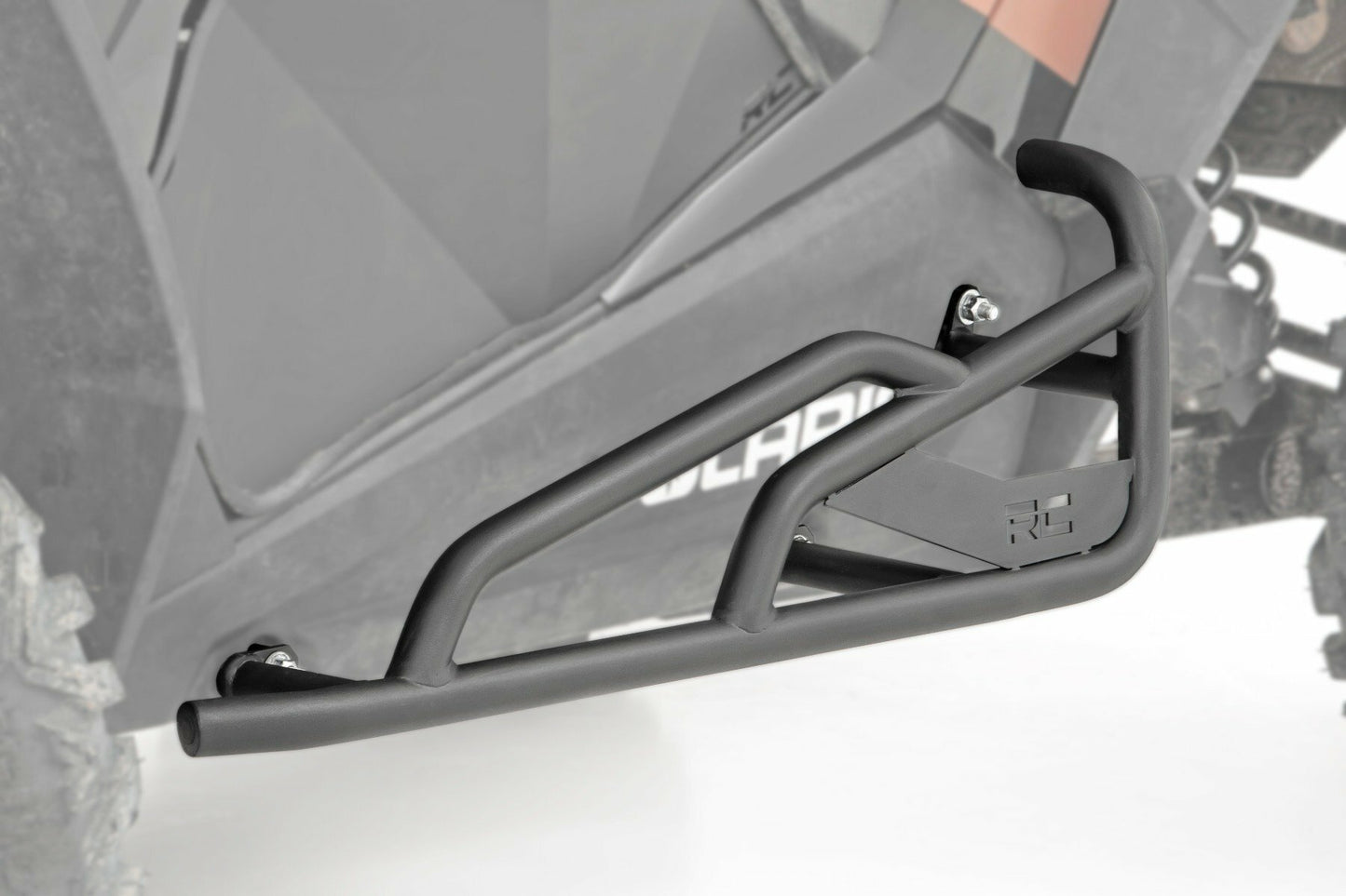 Fits Polaris RZR Turbo S/RZR XP 1000 Rock Slider Kit; 2 Seat; 93064
