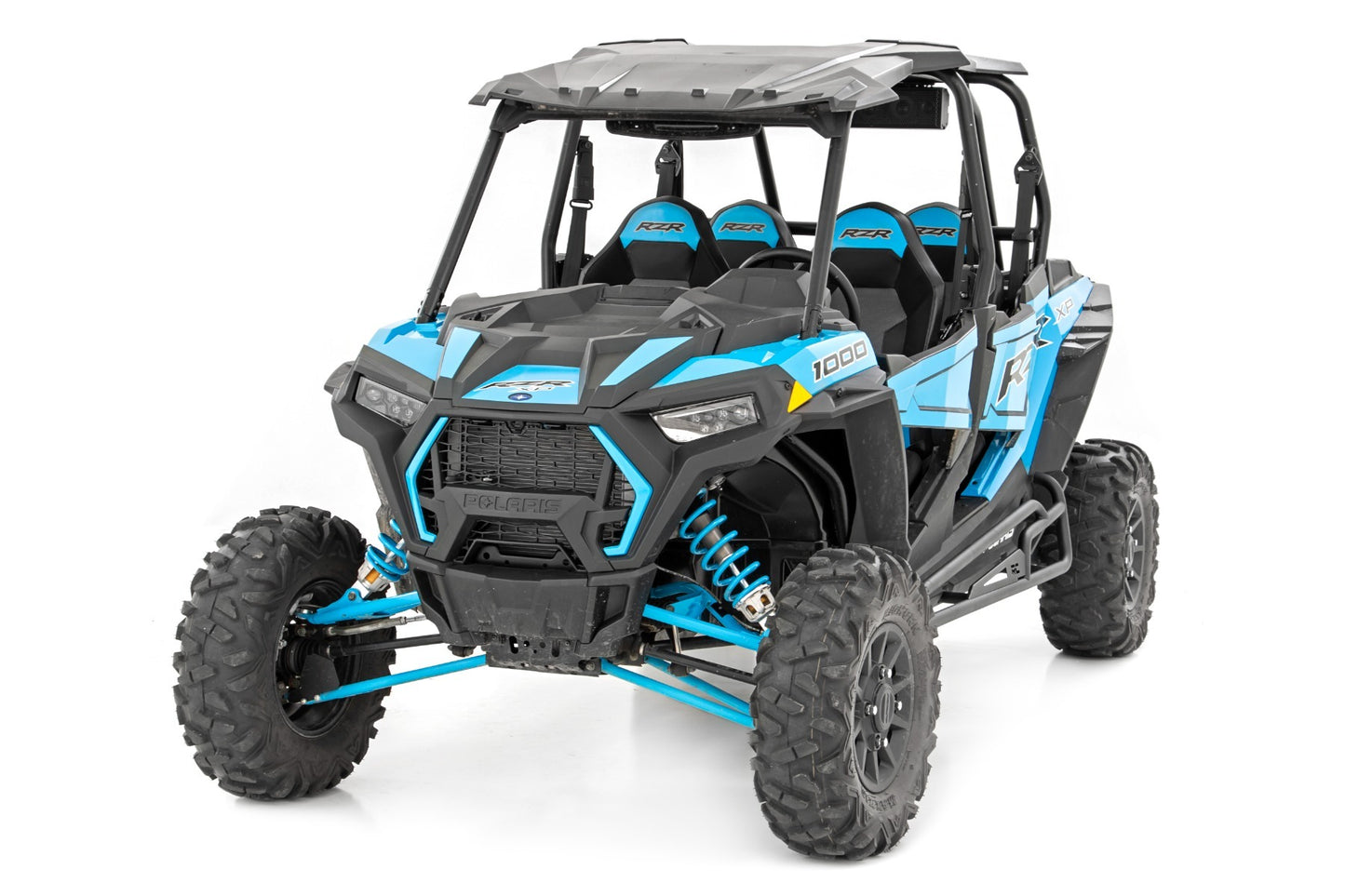 Fits Polaris RZR Turbo S/RZR XP 4 1000 Rock Slider Kit; 4 Seat; 93065