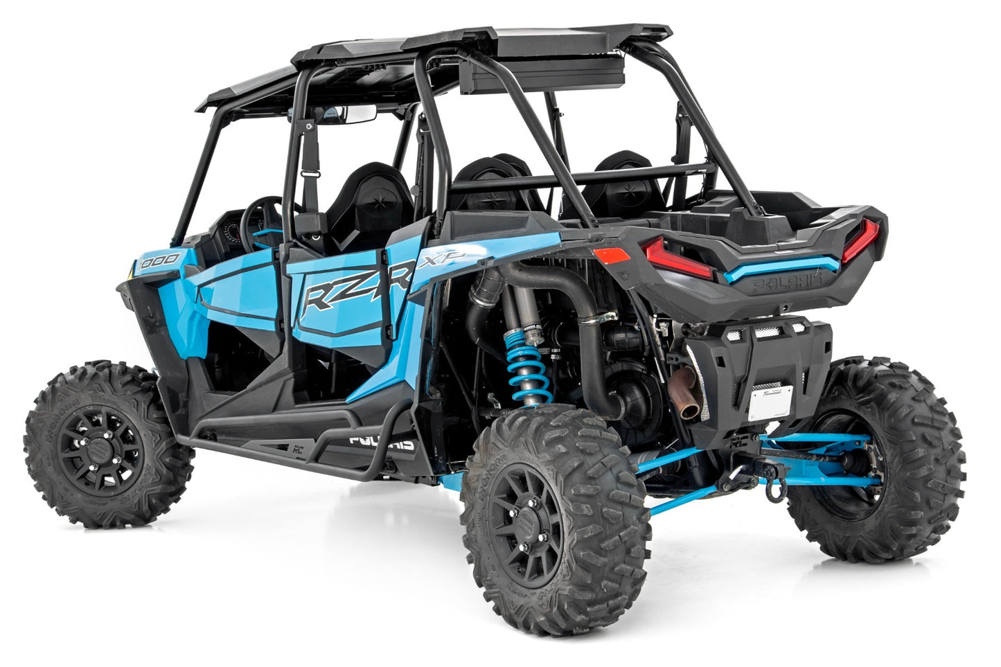 Fits Polaris RZR Turbo S/RZR XP 4 1000 Rock Slider Kit; 4 Seat; 93065