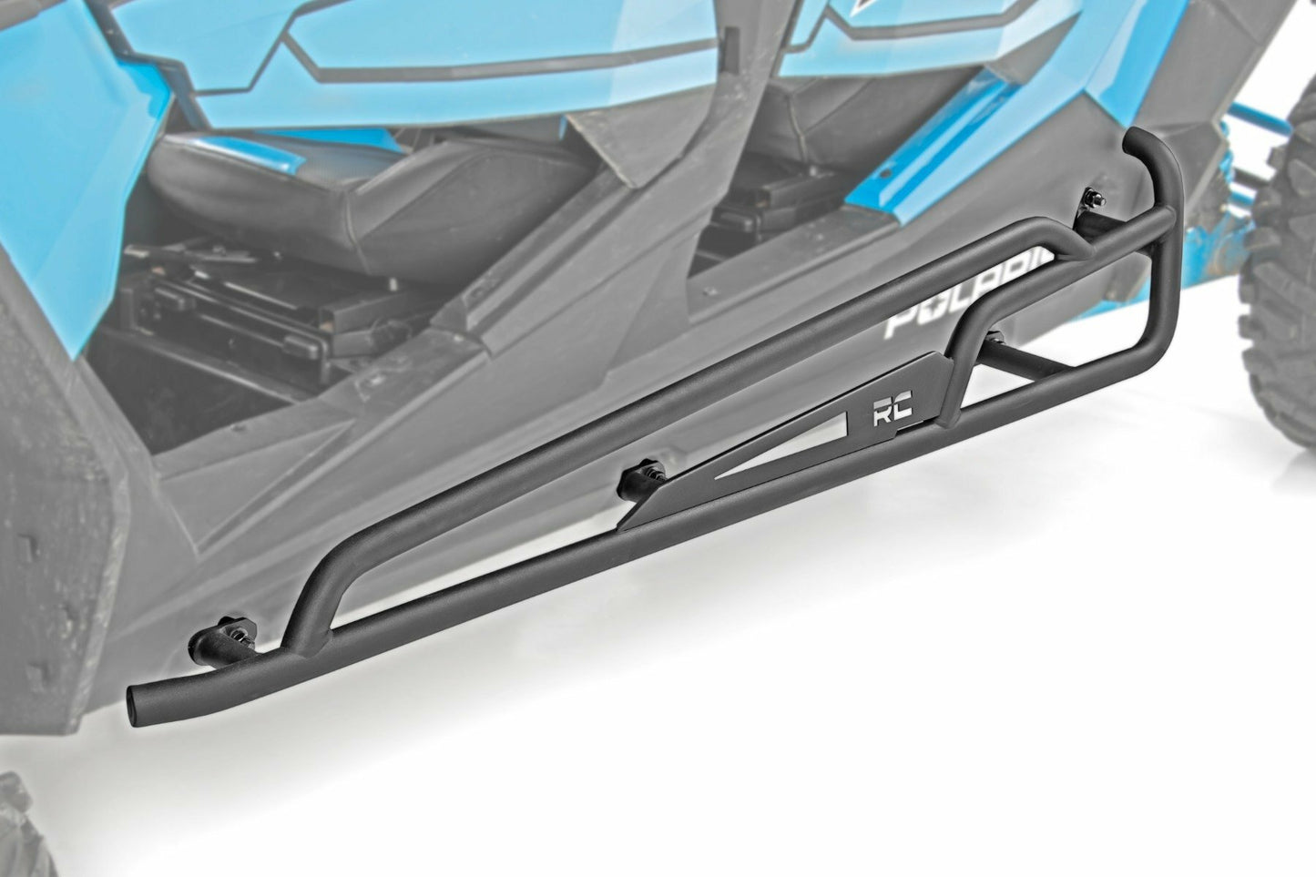 Fits Polaris RZR Turbo S/RZR XP 4 1000 Rock Slider Kit; 4 Seat; 93065