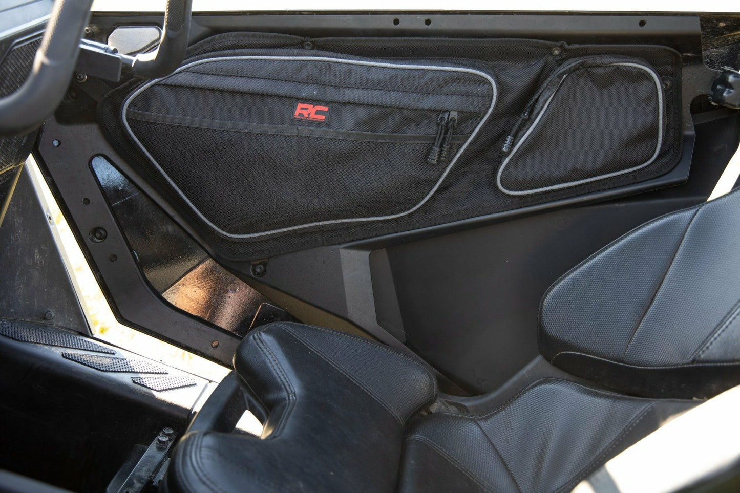 Fits Polaris RZR PRO Storage Bags; Front Door; 93070