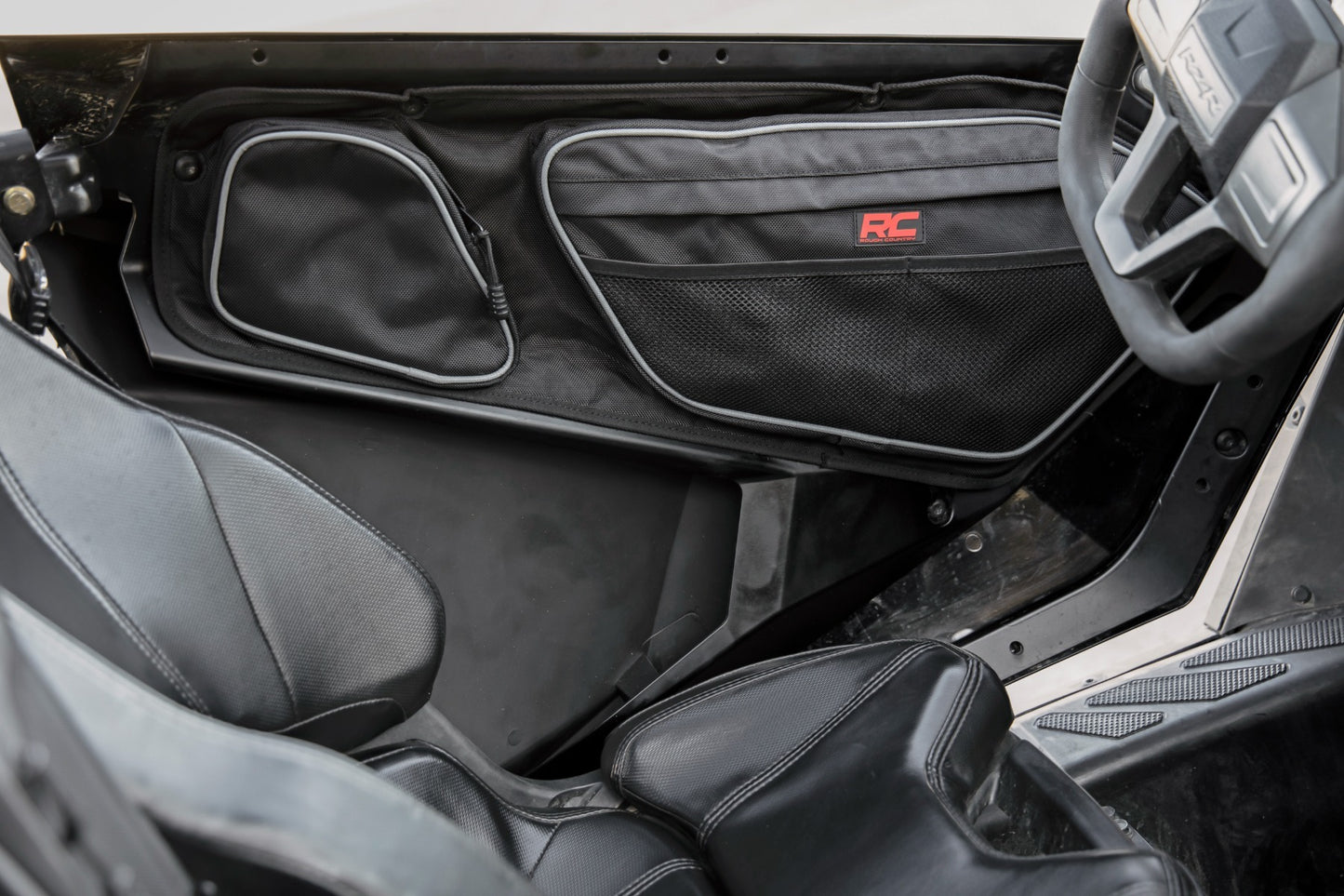 Fits Polaris RZR PRO Storage Bags; Front Door; 93070