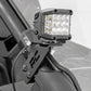 Fits Polaris RZR PRO XP LED Light Kit "A" Pillar Mount 2" Black Pair Spot 93076