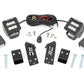 Fits Polaris RZR PRO XP LED Light Kit "A" Pillar Mount 2" Black Pair Spot 93077