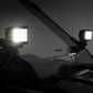 Fits Polaris RZR PRO XP LED Light Kit "A" Pillar Mount 2" Black Pair Spot 93077