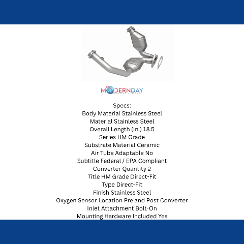 1998-2000 Ford Ranger 3.0/4.0 Direct-Fit Catalytic Converter 93110 Magnaflow