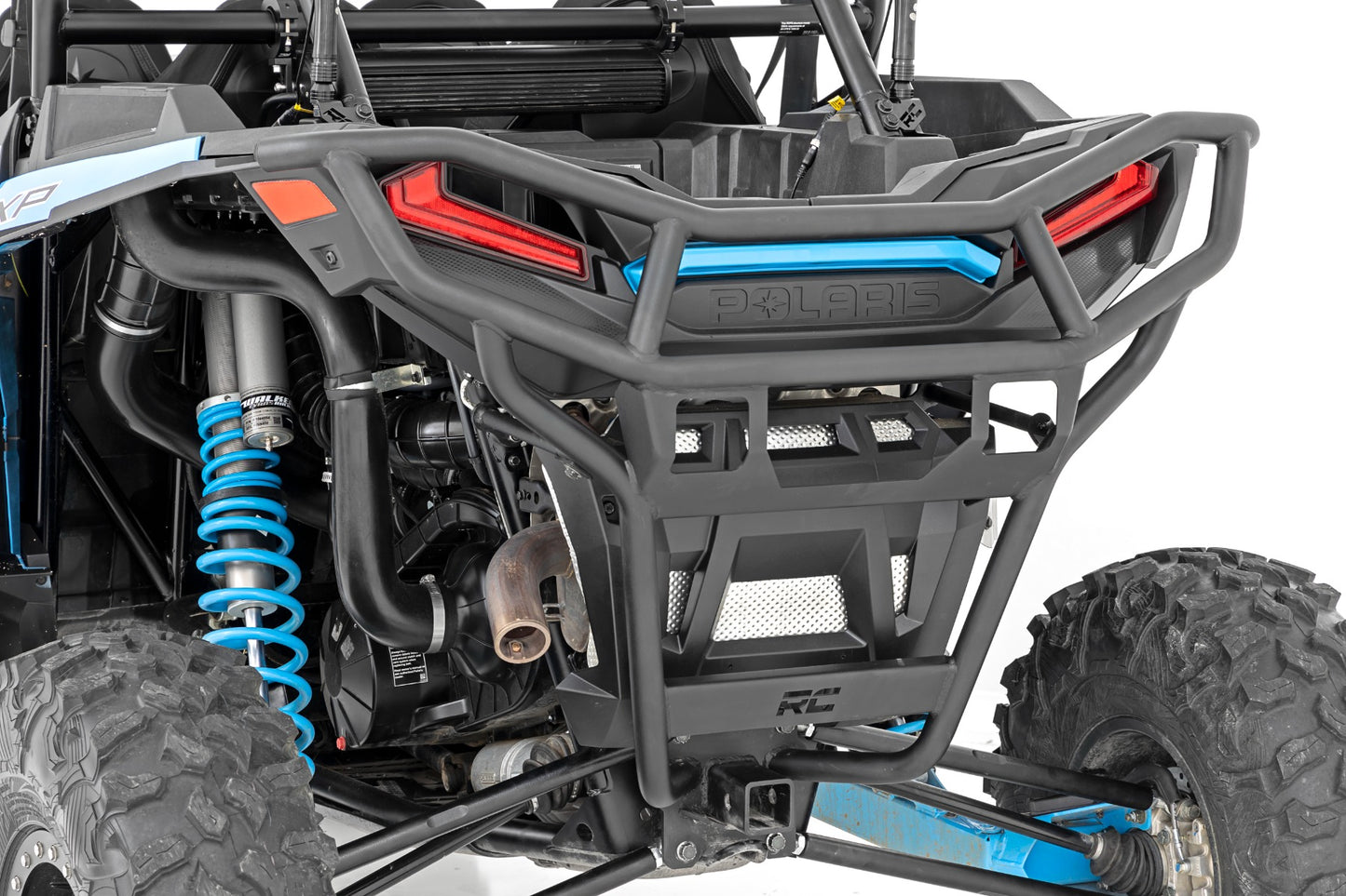Fits Polaris RZR XP 1000 Tubular Bumper Rear w/ Receiver Hitch 93118