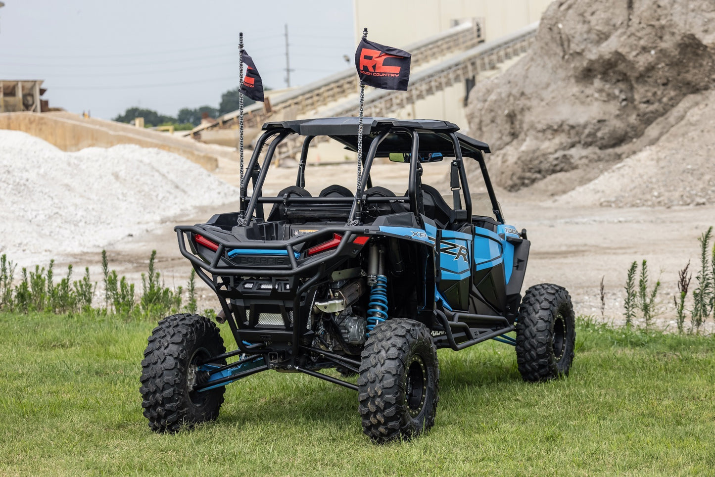 Fits Polaris RZR XP 1000 Tubular Bumper Rear w/ Receiver Hitch 93118