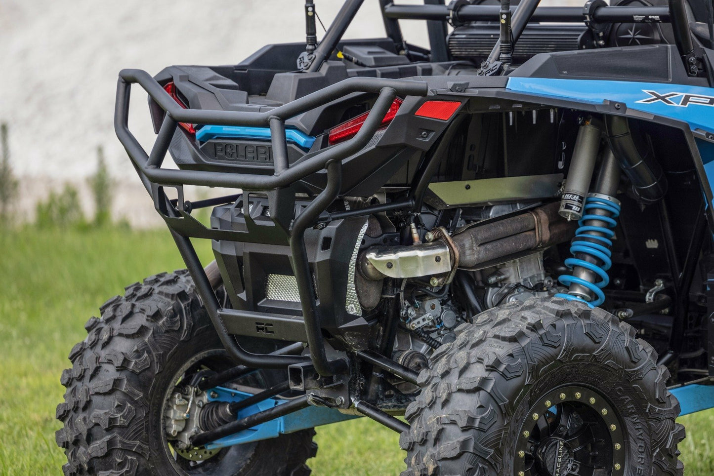 Fits Polaris RZR XP 1000 Tubular Bumper Rear w/ Receiver Hitch 93118