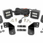 Fits Polaris Ranger 1000 LED Light RR Cage Mount 2" Black Spot Pair 93143
