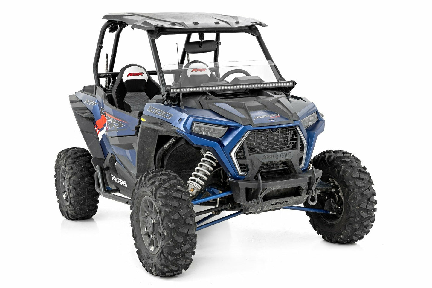 Fits Polaris RZR XP 1000 LED Light Kit; Front Mount; 40" Black Single Row; 93147
