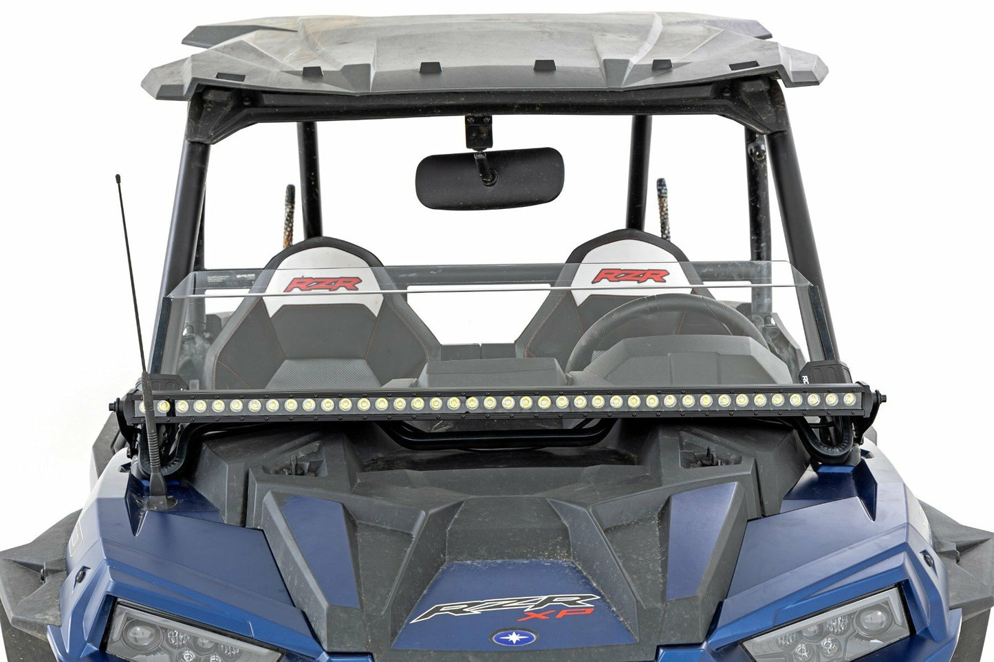 Fits Polaris RZR XP 1000 LED Light Kit; Front Mount; 40" Black Single Row; 93147