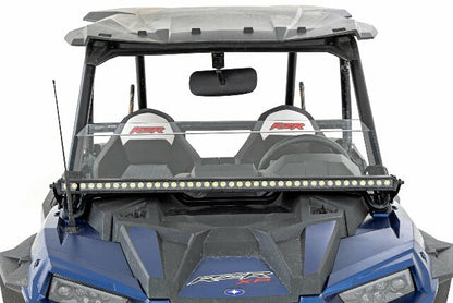 Fits Polaris RZR XP 1000 LED Light Kit; Front Mount; 40" Black Single Row; 93147