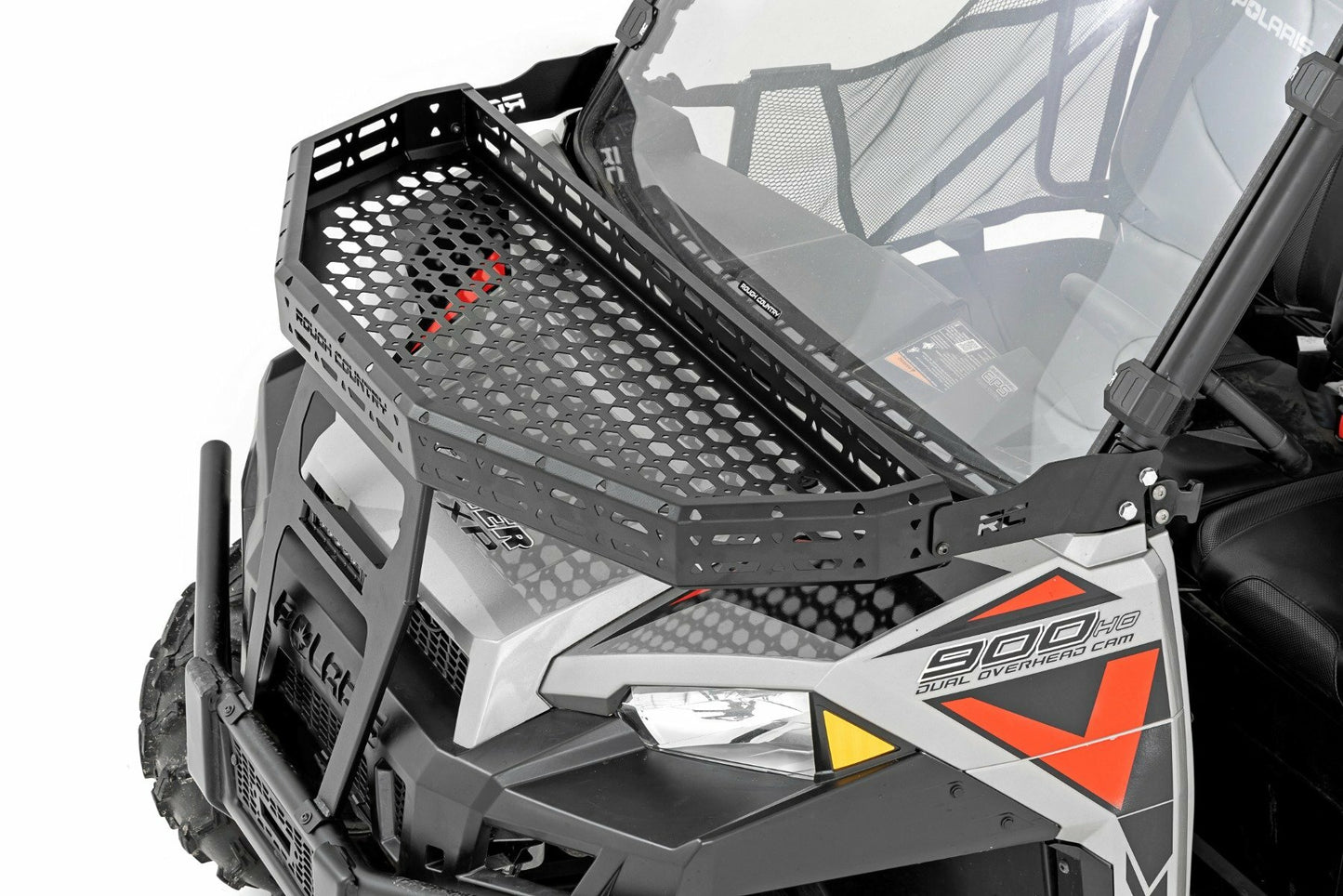 Fits Polaris Ranger XP 900 Front Cargo Rack 6" Black Slimline 93148