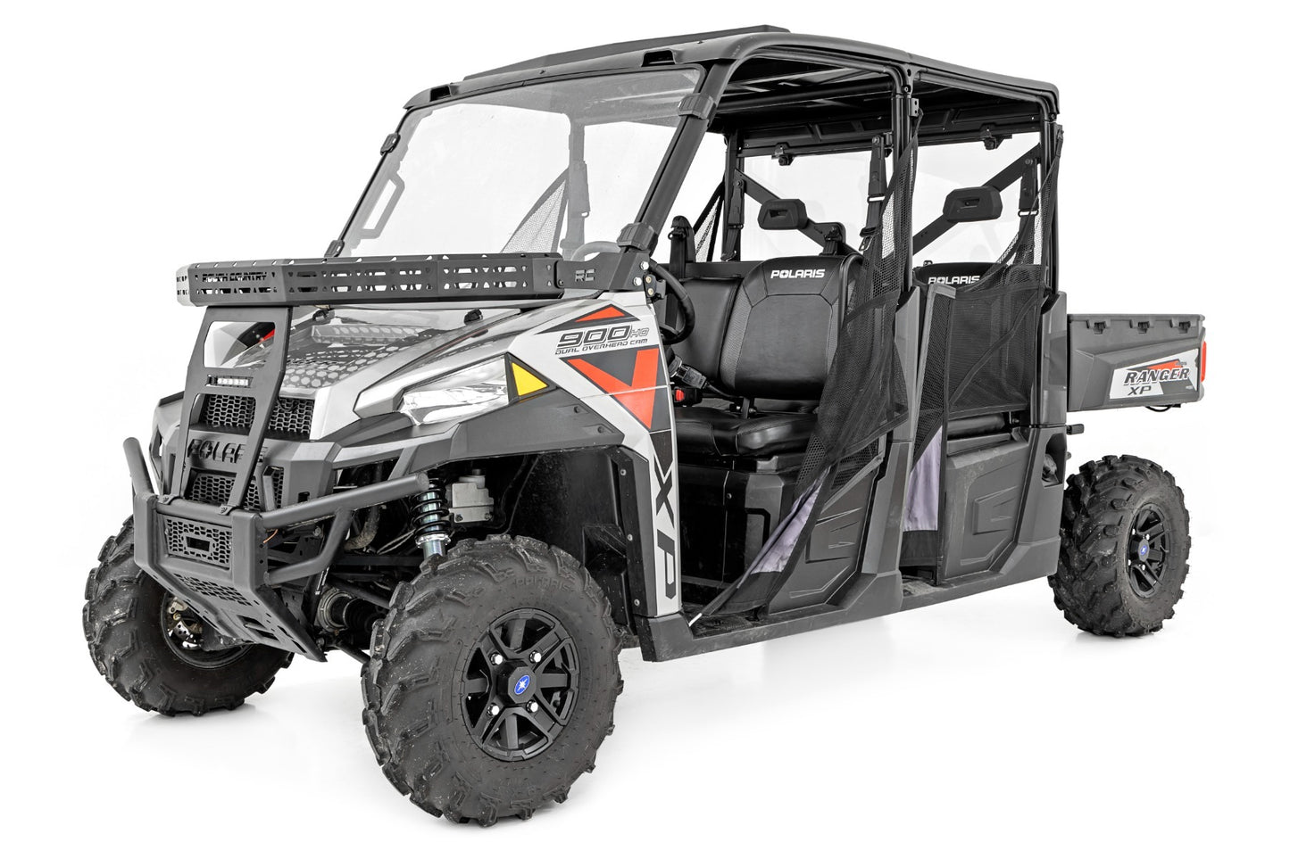 Fits Polaris Ranger XP 900 Front Cargo Rack 6" Black Slimline 93148