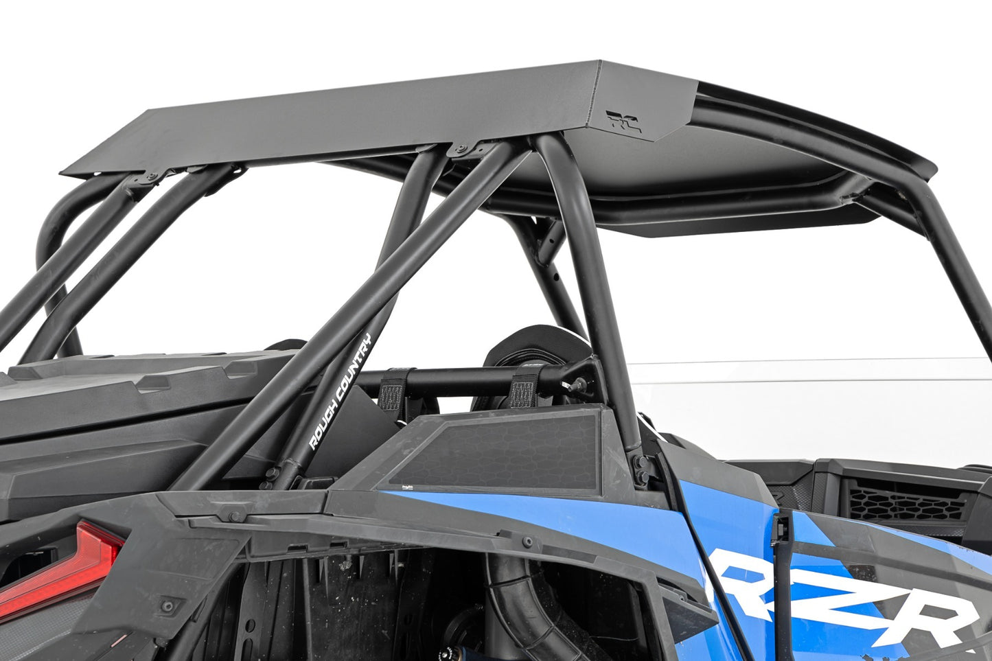 Fits Polaris RZR Turbo S UTV Roof; Fabricated; 2-Seater; 93152