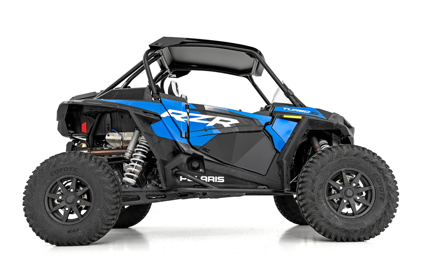 Fits Polaris RZR Turbo S UTV Roof; Fabricated; 2-Seater; 93152