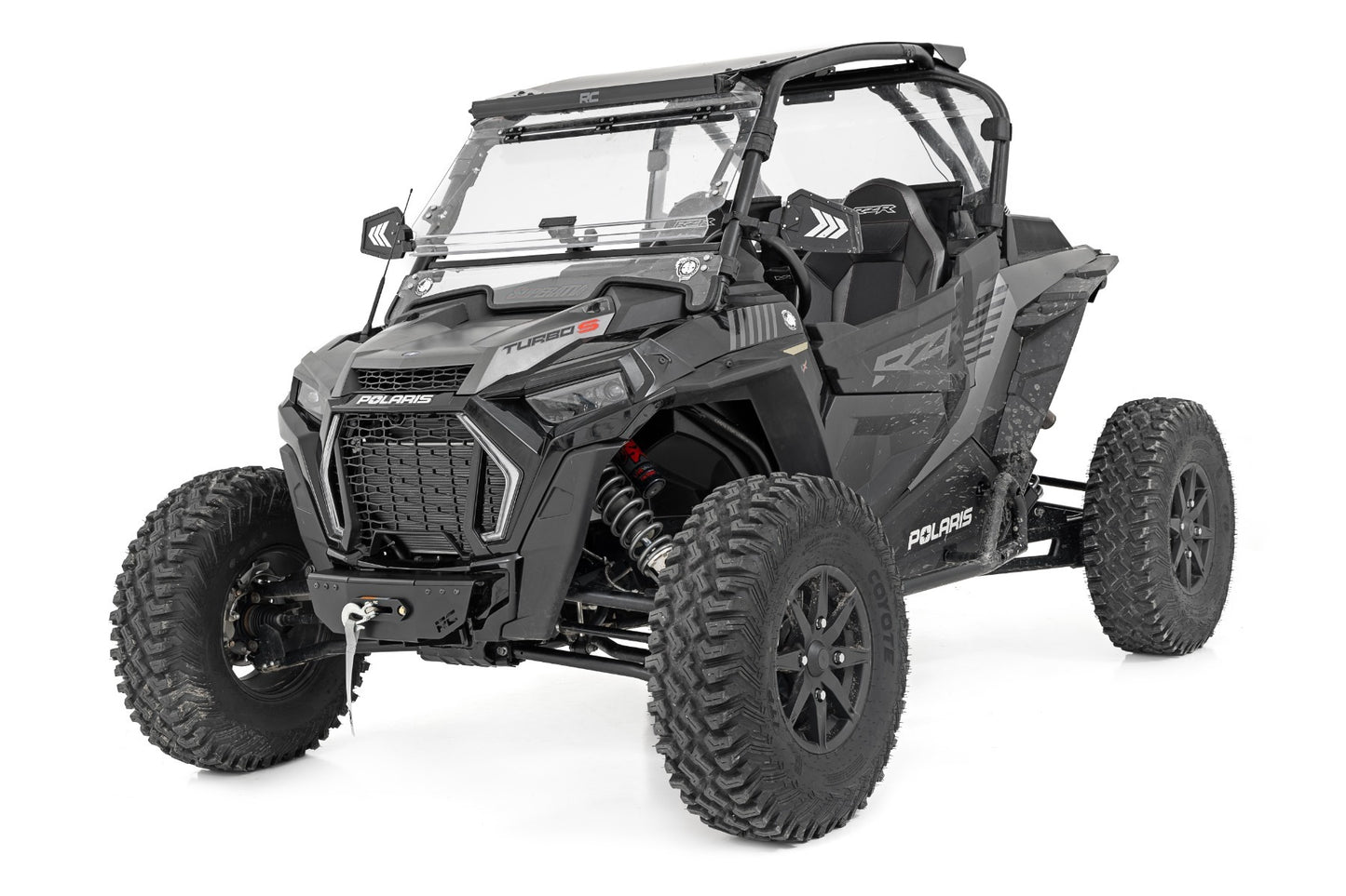 Fits Polaris RZR Turbo S4 Winch Mount; RS4500S; 93157