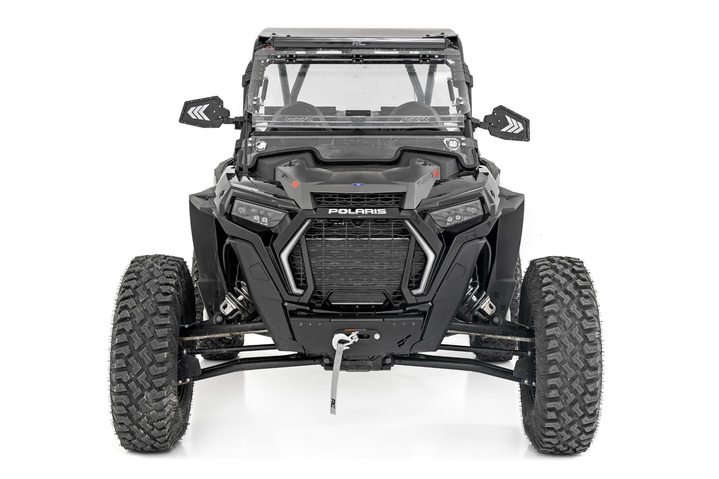 Fits Polaris RZR Turbo S4 Winch Mount; RS4500S; 93157