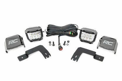 Fits Polaris Xpedition ADV-5 LED Light Under Bed Mount 2" Chrome Pair 93190
