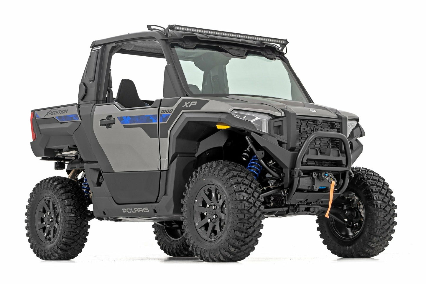 Fits Polaris Xpedition ADV-5 50" Single Row Light Mount Front Black Series 93192