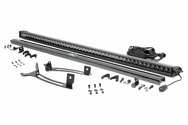 Fits Polaris Xpedition ADV-5 50" Single Row Light Mount Front Black Series 93192