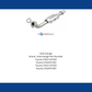 04-06 Tundra 4.7L P/S frt Direct-Fit Catalytic Converter 93399 Magnaflow