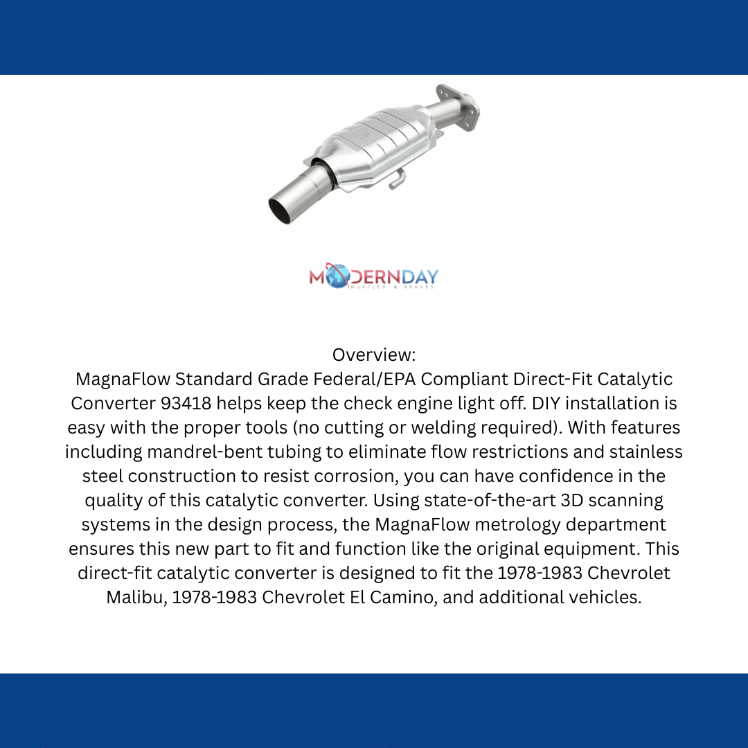 1978-1981 Buick Century Direct-Fit Catalytic Converter 93418 Magnaflow
