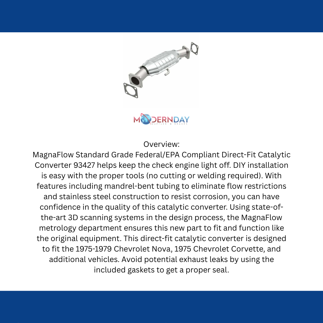 1976-1977 Cadillac Seville Direct-Fit Catalytic Converter 93427 Magnaflow