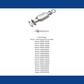 98-00 Frontier 2.4 rear Direct-Fit Catalytic Converter 93445 Magnaflow